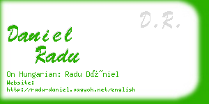 daniel radu business card